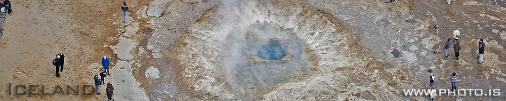 Geysir hot spring himself - “My camera's don't steal souls”