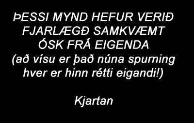 Síðast sást til Dodda og Geira með skottið á milli lappana á leið í langt frí og er óhætt að segja að þeir hafi litið vægast sagt flóttalega út til augnanna.
